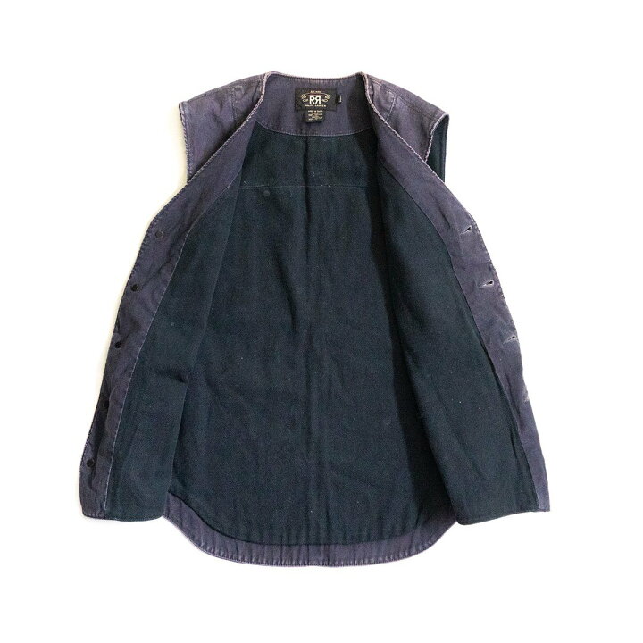 楽天市場】【雰囲気抜群】RRL 【DECK VEST】 S デッキ ベスト ラルフ 