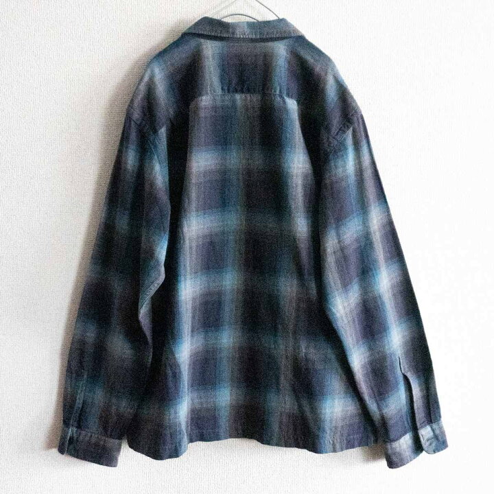 楽天市場】【極美品】RRL 【オープンカラー オンブレチェック ボックス 