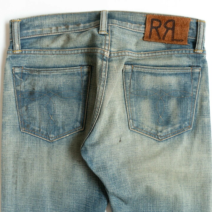 楽天市場】【美品】RRL 【GREAT PLAINS WASH SLIM FIT JEANS 】28×32  