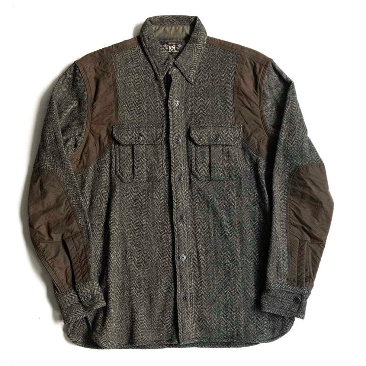 楽天市場】【極美品】RRL 【ヘリンボーンツイード×オイルドコットン 
