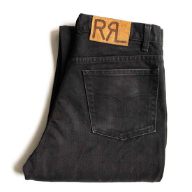 【雰囲気抜群】RRL 【BLACK DENIM PANTS 】31×34 スリムフィット ブラックデニム ジーンズ アメリカ製