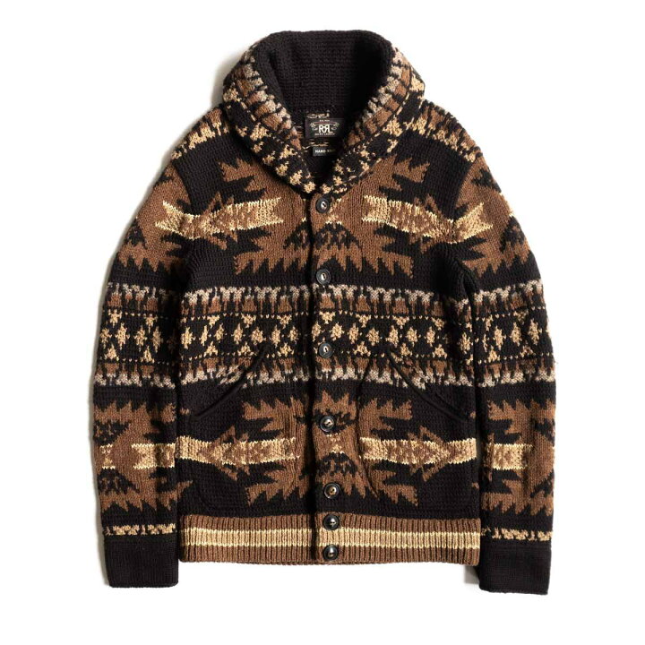 楽天市場】【名作】RRL 【HAND KNIT NATIVE SHAWL COLLAR  