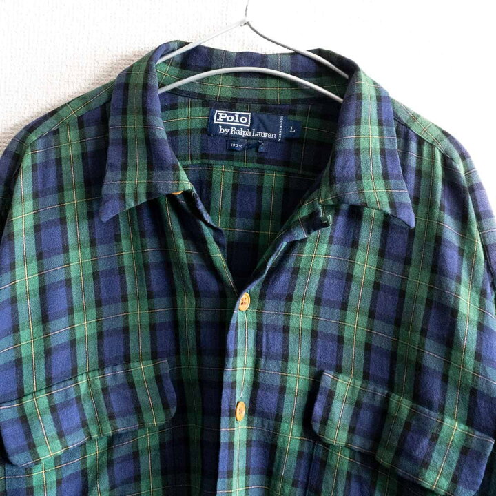 楽天市場】【美品】POLO RALPH LAUREN 【90s オープンカラー レーヨン 