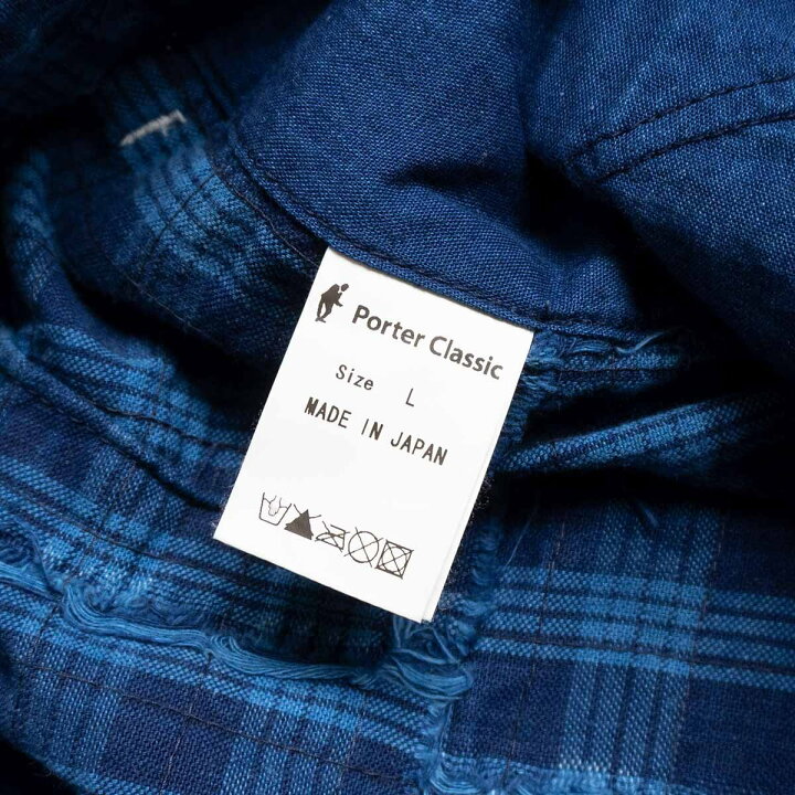 楽天市場】【極美品】 Porter Classic 【インディゴ パラカチェック 
