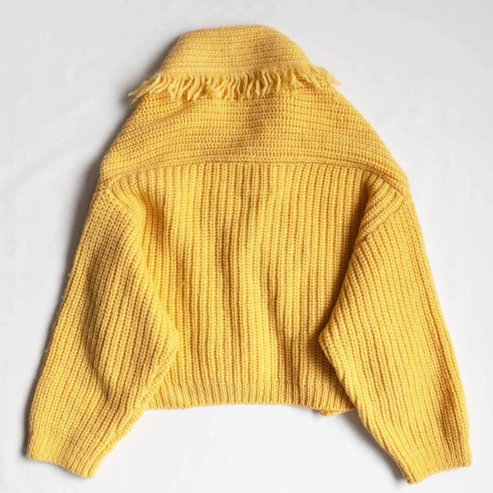 楽天市場】【美品】45R【アルル畦編みフリンジボレロ】ニット セーター  
