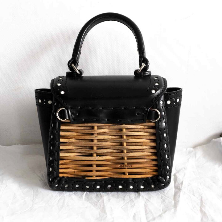 楽天市場】【美品】 ebagos 【カーフ・フルブローグ・ハンドバッグSS  