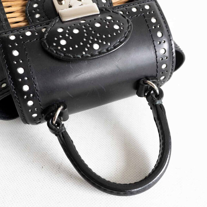 楽天市場】【美品】 ebagos 【カーフ・フルブローグ・ハンドバッグSS 