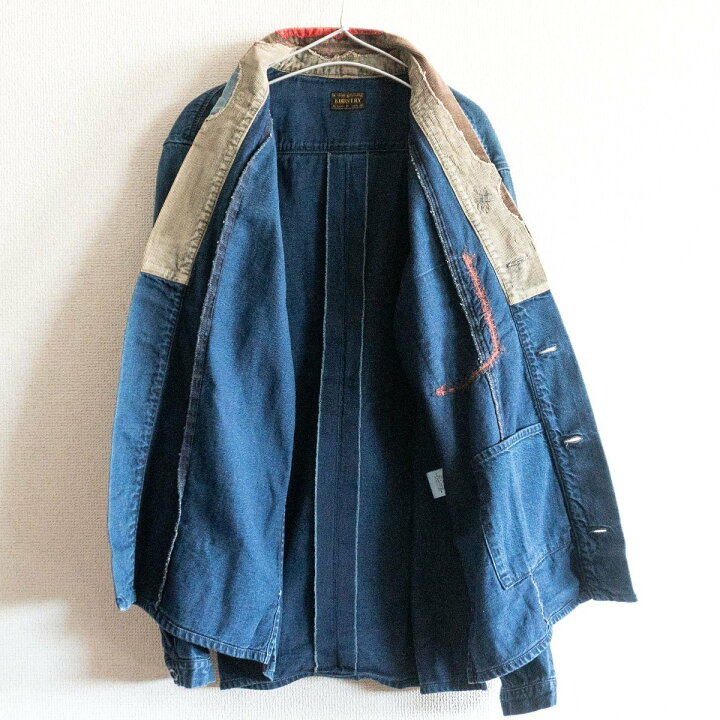 楽天市場】【美品】KAPITAL 【BORO 8ozIDG×IDG デニム ジュバン シャツ  