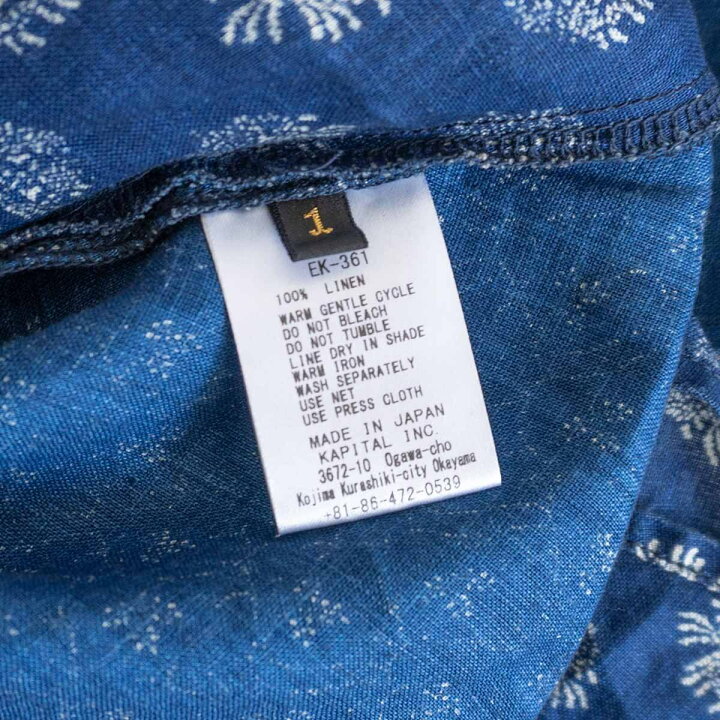 楽天市場】【美品】KAPITAL 【インディゴ パッチワーク ワンピース 