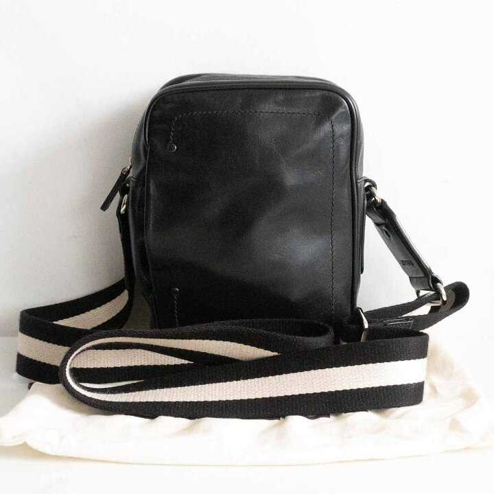 楽天市場】【美品】BALLY 【レザー ショルダーバッグ】ブラック バリー 
