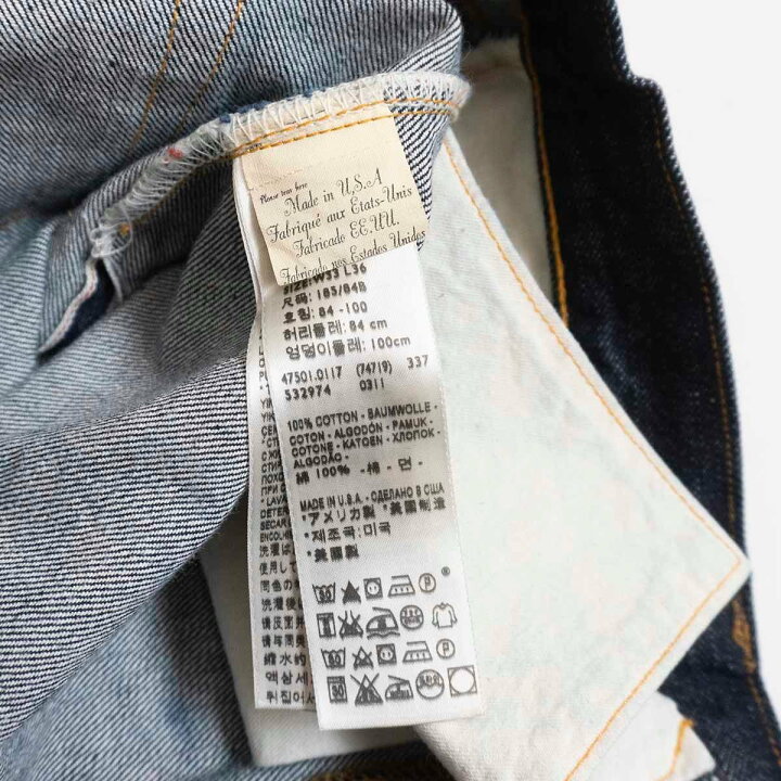 楽天市場】【美品/濃紺】 LEVI