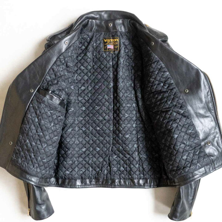 楽天市場】【美品】 VANSON 【C-2 ダブルライダース ジャケット】40  