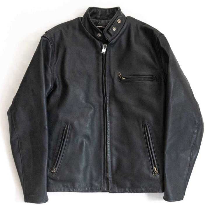 楽天市場】【美品】SCHOTT【641/シングルライダースジャケット】38 