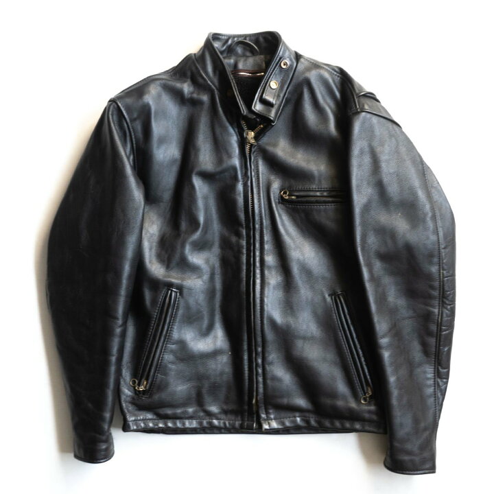 楽天市場】【美品】SCHOTT【641/シングルライダースジャケット】40  