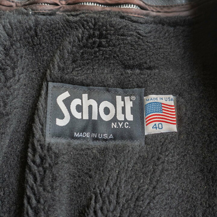 楽天市場】【美品】SCHOTT【641/シングルライダースジャケット 