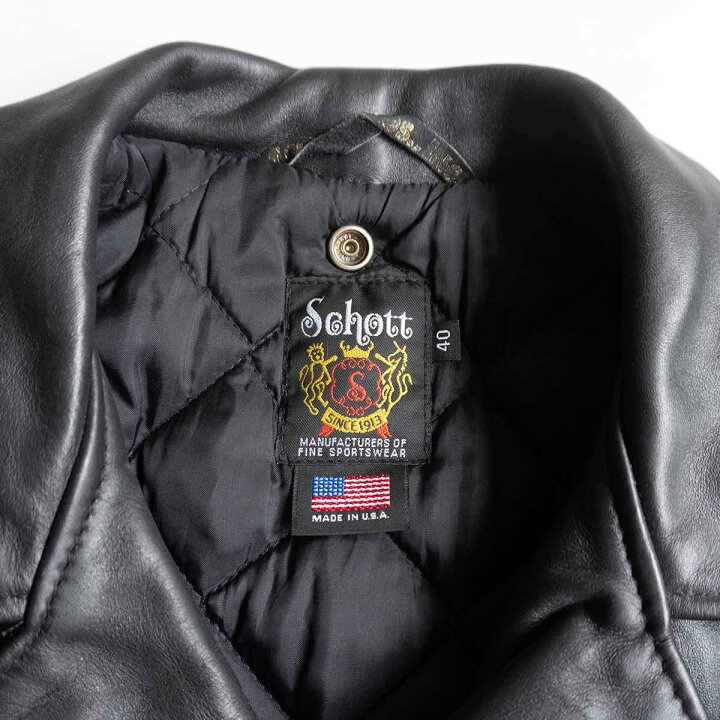 楽天市場】【美品】SCHOTT【613US/ツースター ダブル ライダース 
