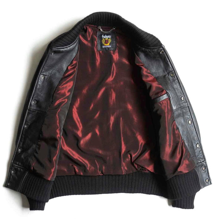 楽天市場】【美品/100周年記念モデル】SCHOTT【レザースタジャン】L  