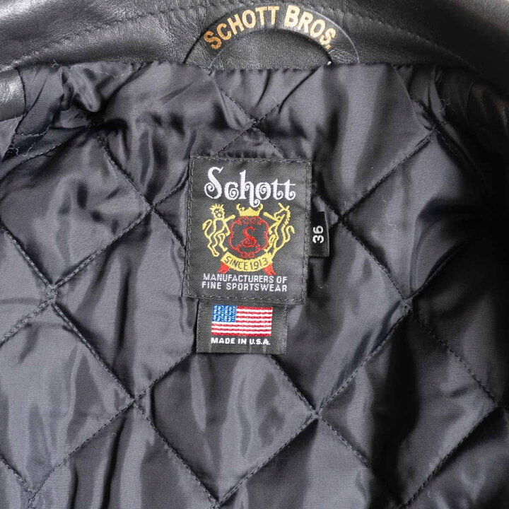 楽天市場】【美品/舶来堂別注モデル】SCHOTT【613RD/ワンスター ダブル 