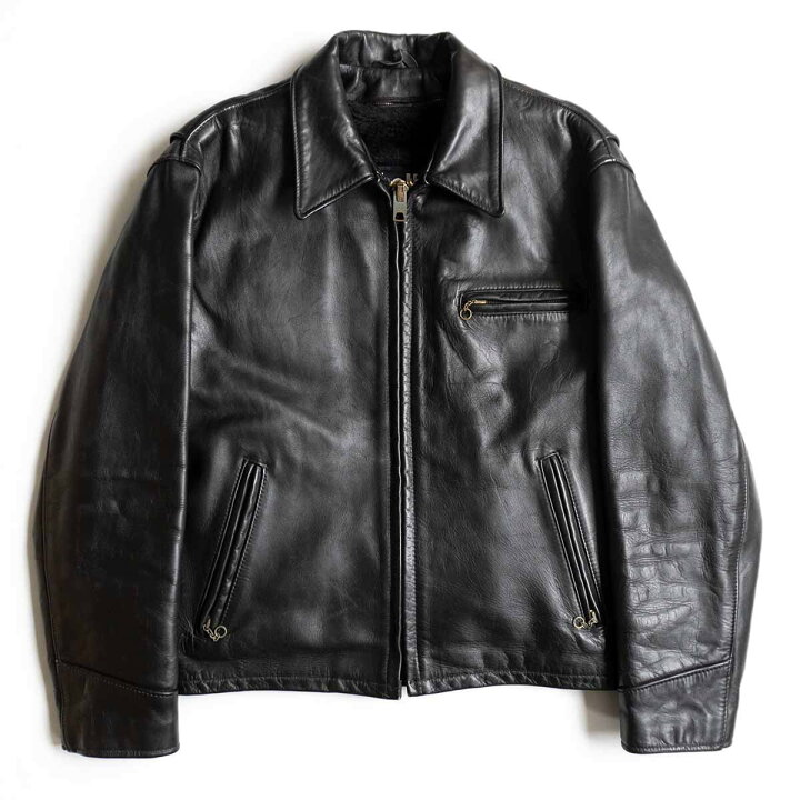 楽天市場】【美品】SCHOTT【AT101/シングルライダースジャケット】42 