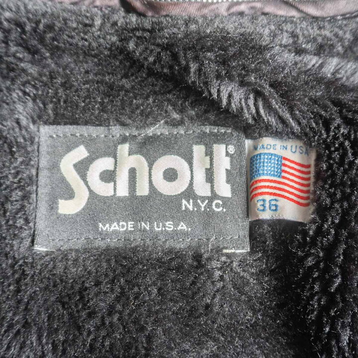 楽天市場】SCHOTT【641/シングルライダースジャケット】36 ボア