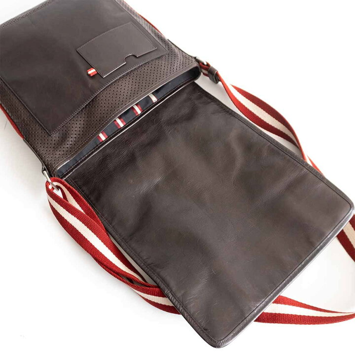 楽天市場】【美品】BALLY 【パンチング レザー ショルダーバッグ 