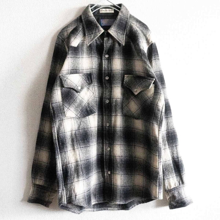楽天市場】【美品】PENDLETON【70s オンブレ シャドー チェック シャツ 