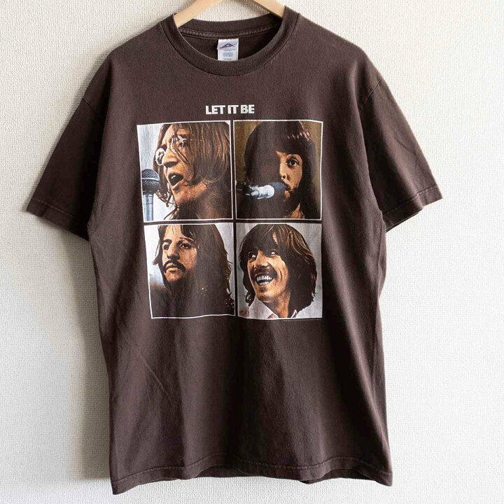 楽天市場】【雰囲気抜群/00s】The Beatles【LET IT BE】【ALSTYLE】L T  