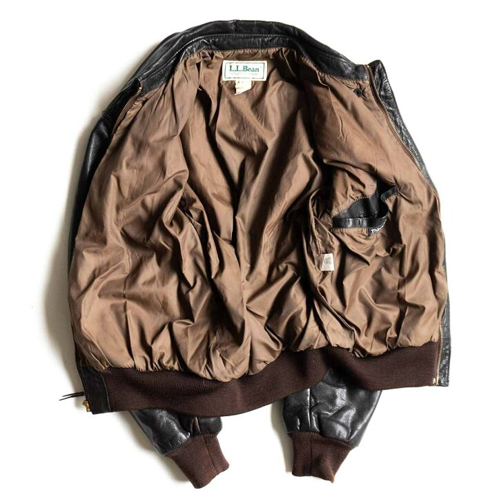 楽天市場】【USA製/80s】L.L.Bean【A-2 レザー フライトジャケット】40  