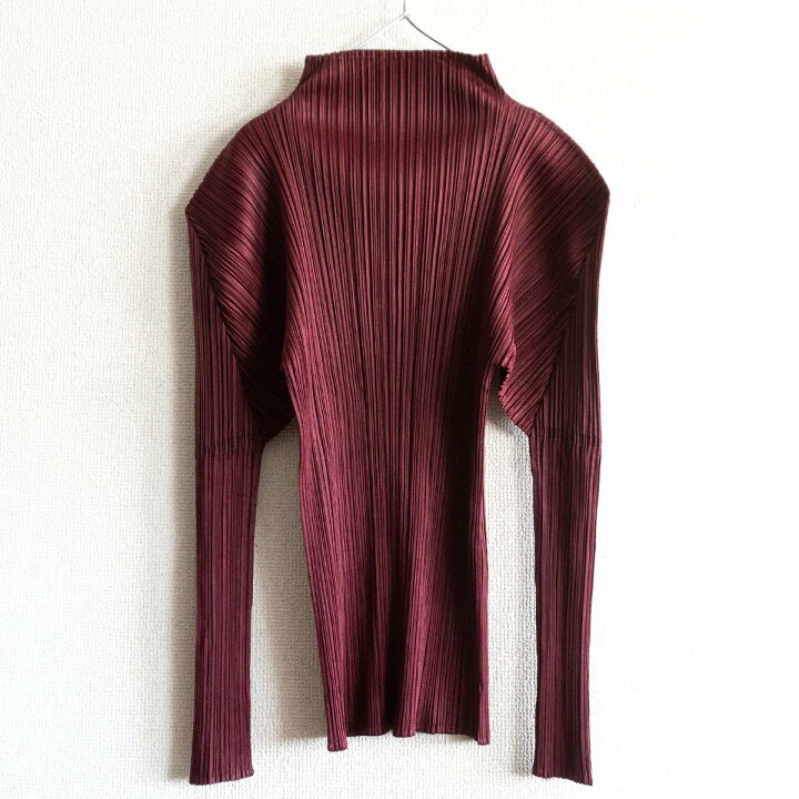 楽天市場】【美品】 PLEATS PLEASE【ハイネック プリーツ カットソー  