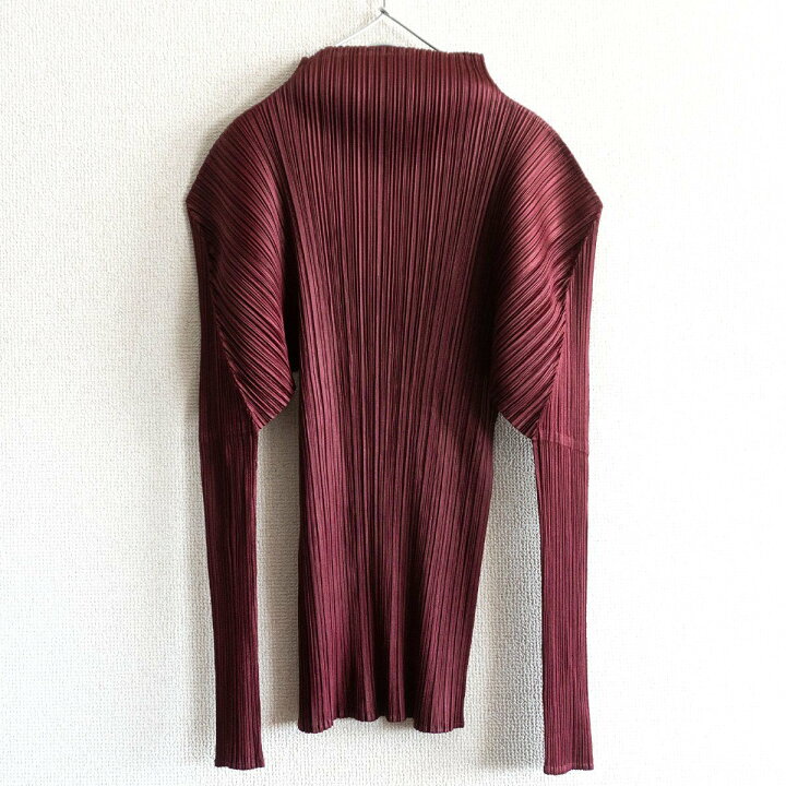 楽天市場】【美品】 PLEATS PLEASE【ハイネック プリーツ カットソー  