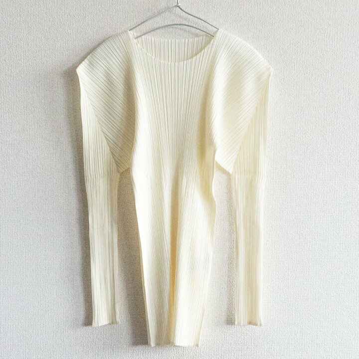 楽天市場】【美品】 PLEATS PLEASE【プリーツ カットソー】ライト  