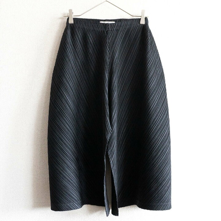 楽天市場】【極美品】 PLEATS PLEASE【プリーツ 変形 パンツ】ブラック  