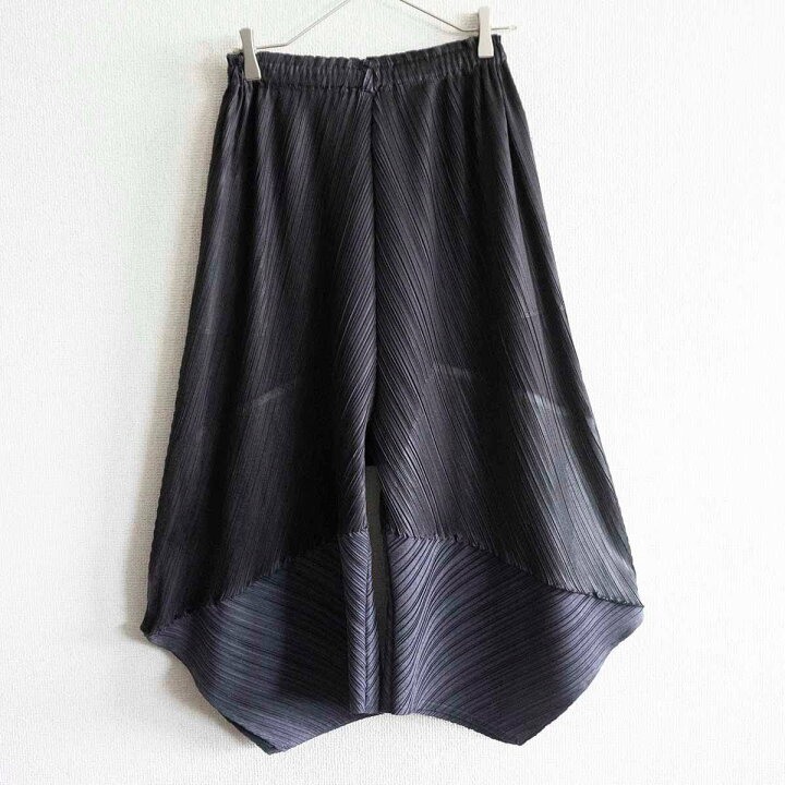 楽天市場】【美品】 PLEATS PLEASE【プリーツ 変形 ワイドパンツ  