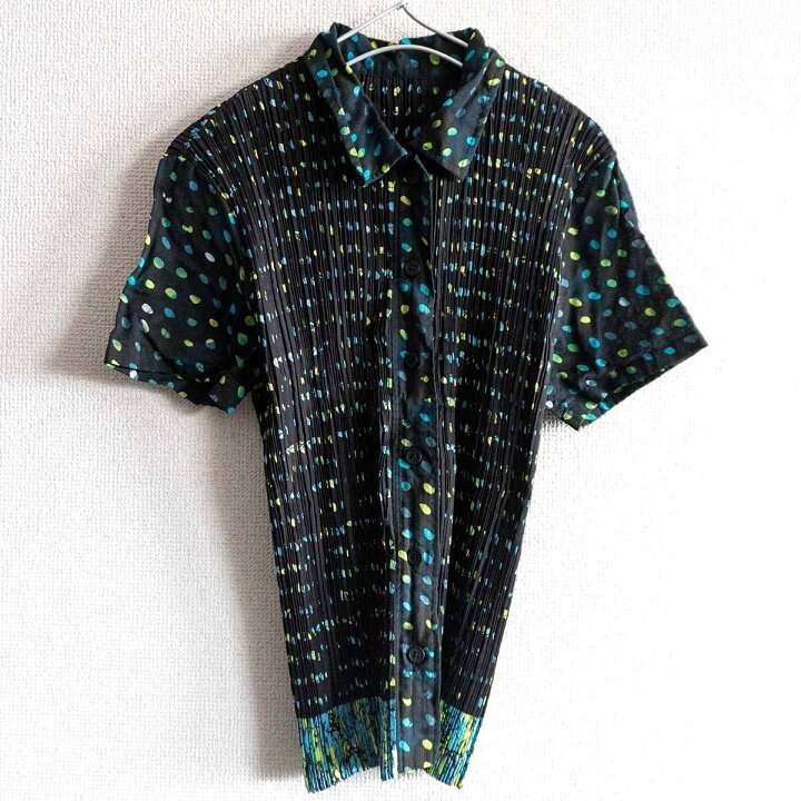 楽天市場】【極美品】 ISSEY MIYAKE FETE【プリーツ 総柄シャツ 
