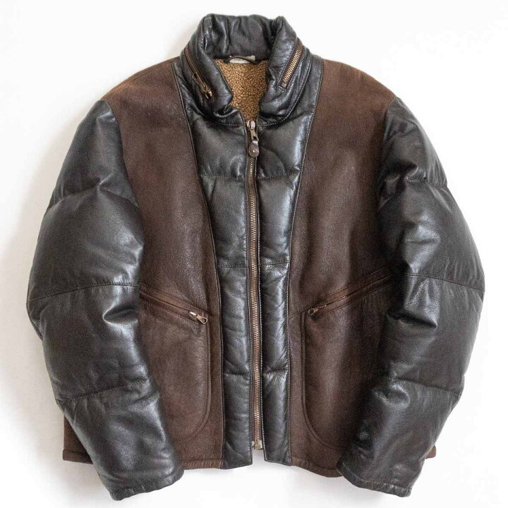 楽天市場】【最高級/希少】EMPORIO ARMANI【80s/レザー ダウン】50  