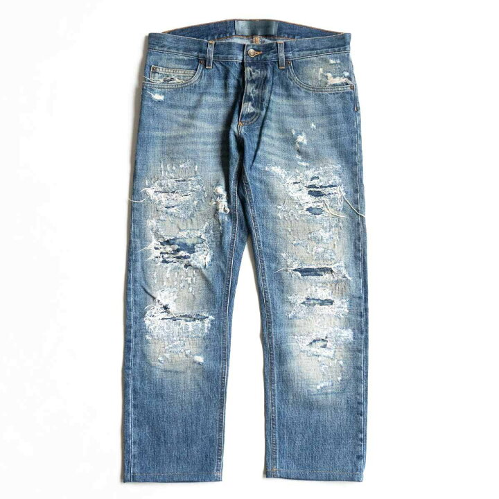 楽天市場】【美品】DOLCE&GABBANA 【クラッシュ加工 デニムパンツ】48 