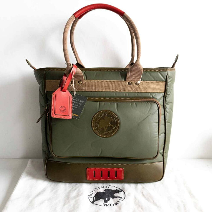 楽天市場】【美品】 HUNTING WORLD 【バチュークロス トート バッグ  