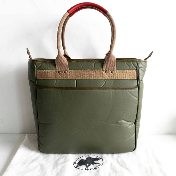 楽天市場】【美品】 HUNTING WORLD 【バチュークロス トート バッグ  