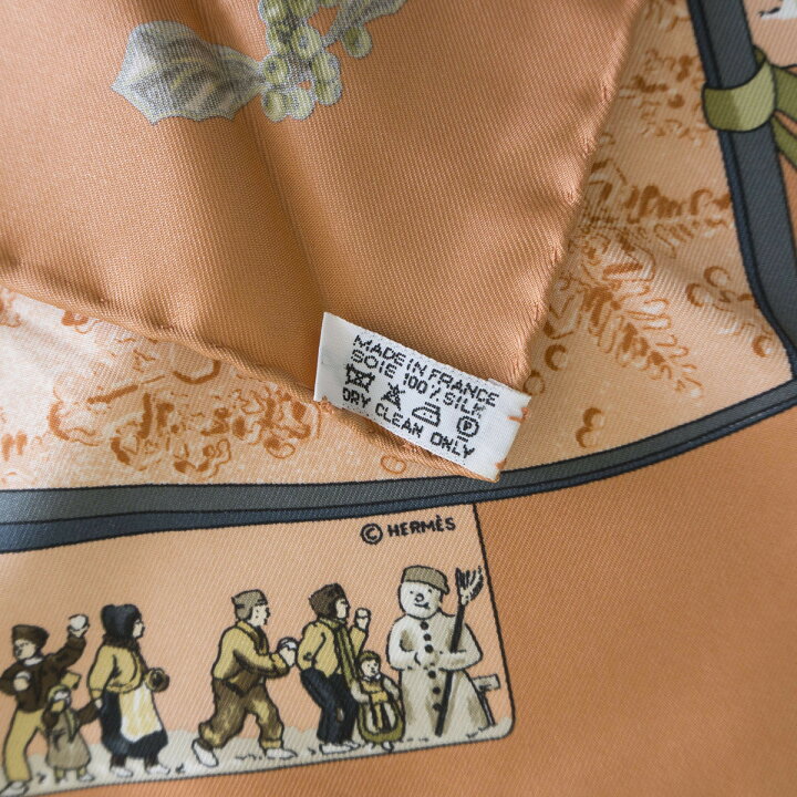 楽天市場】【最高級品】 HERMES 【CARRE45/カレ45 Neige d