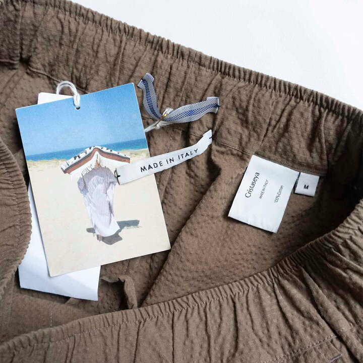 楽天市場】【未使用品】CristaSeya 【SEERSUCKER EASY PANTS】M 