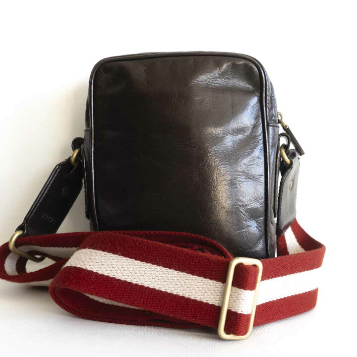 楽天市場】【定番】BALLY 【レザー ショルダーバッグ】ブラウン 