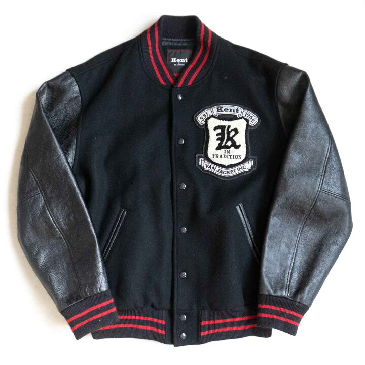楽天市場】【美品】Kent in TRADITION×VAN JAC【袖レザー スタジャン 