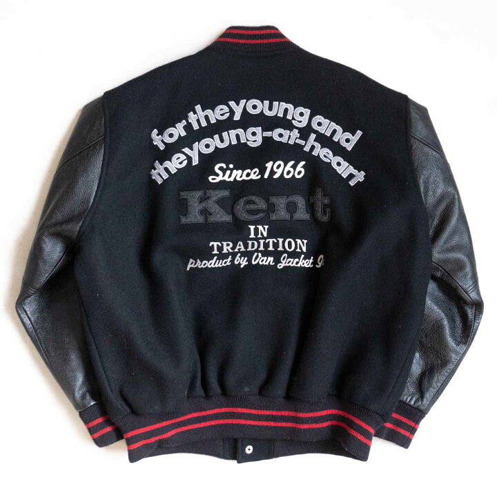楽天市場】【美品】Kent in TRADITION×VAN JAC【袖レザー スタジャン  