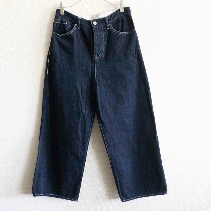 楽天市場】【美品】mina perhonen 【always デニムワイドパンツ】38 