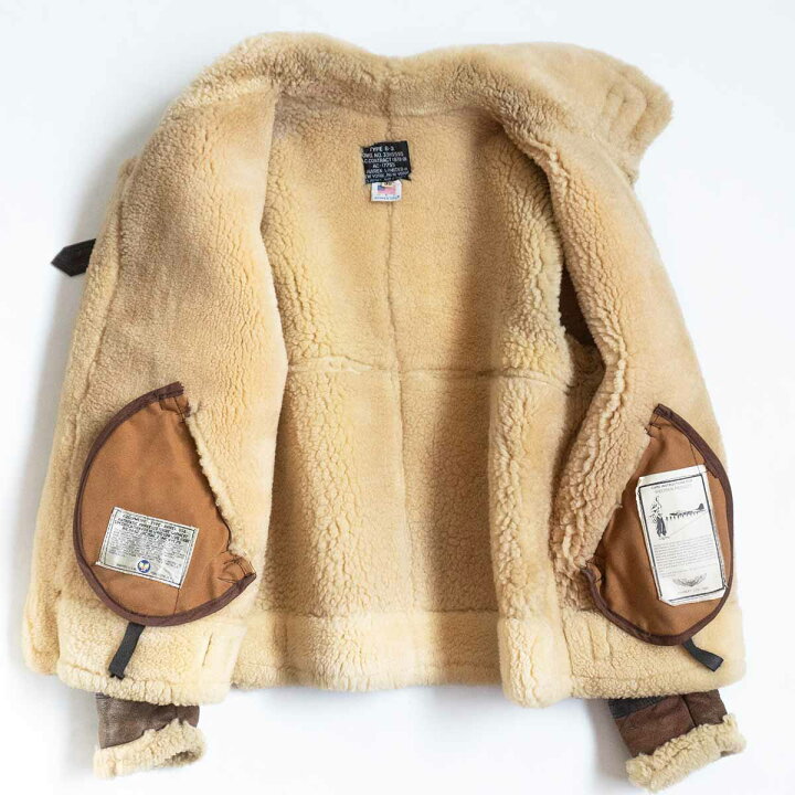 楽天市場】【雰囲気抜群】AVIREX【B-3 ムートンボンバージャケット】36  