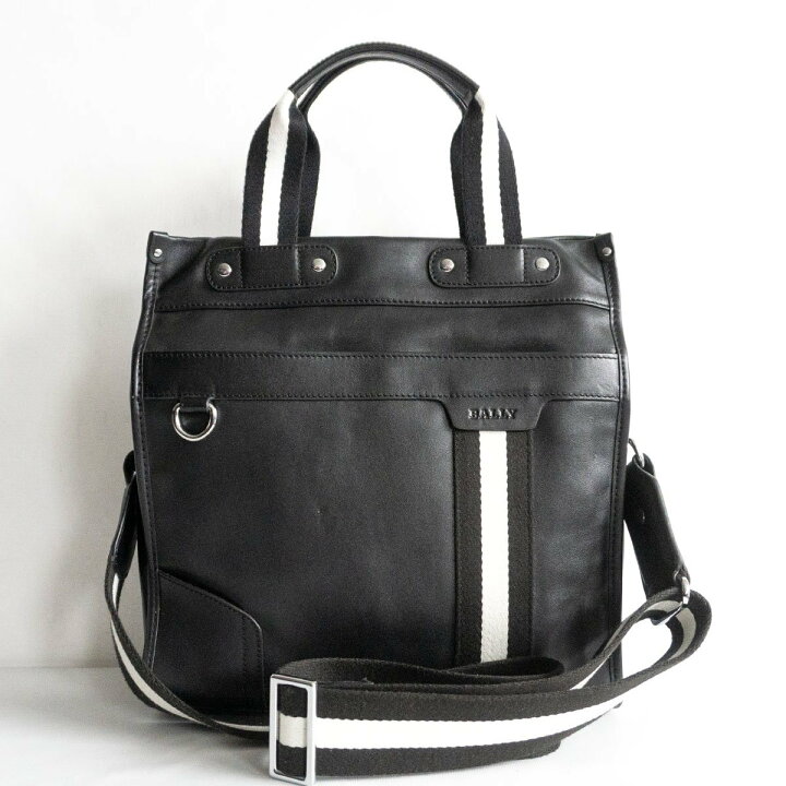 楽天市場】【美品】BALLY 【レザー ショルダーバッグ】ブラック  