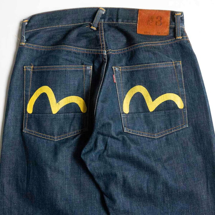 楽天市場】【美品/濃紺】EVISU 【LOT.2001 デニムパンツ】34×35 エビス 