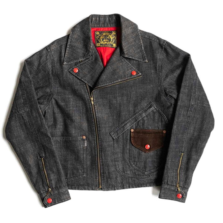 楽天市場】【美品】EVISU 【デニムライダースジャケット】40 エビス G 