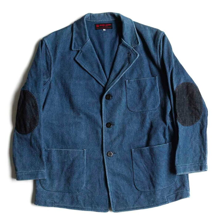 楽天市場】【美品/ビッグサイズ42】EVISU 【刺し子 テーラード 