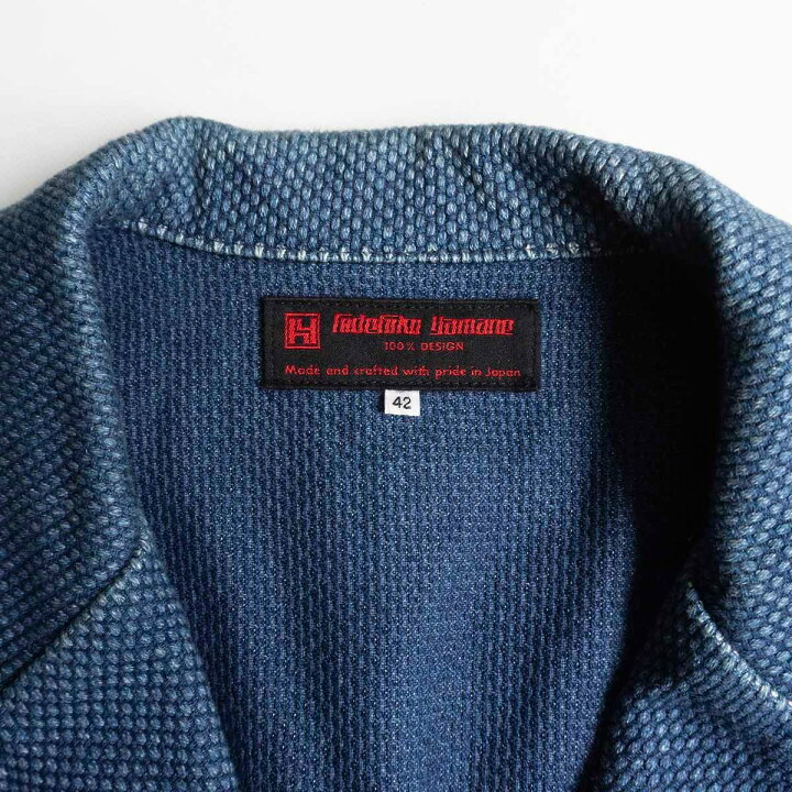 楽天市場】【美品/ビッグサイズ42】EVISU 【刺し子 テーラード 